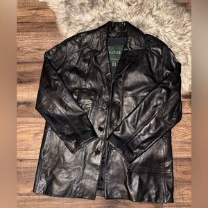 Danier Black Leather Jacket